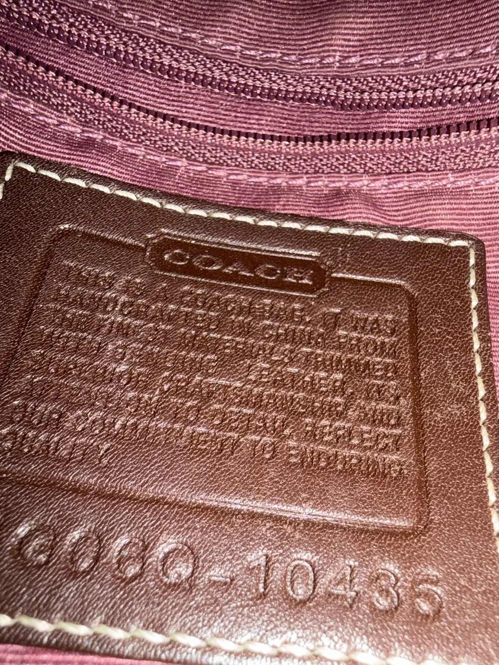 Coach Patchwork Leather & Canvas Crossbody